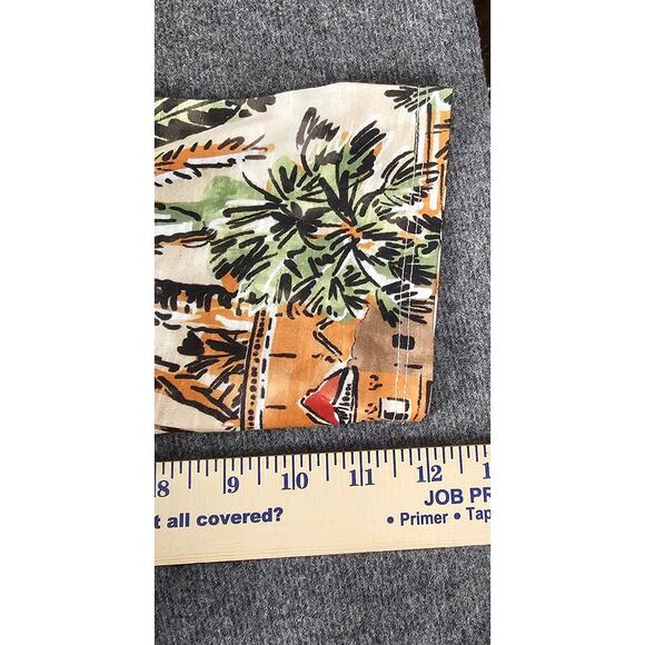 Alfred Dunner womens shirt sz S tropical print mid sleeve pull over palm trees - Picture 9 of 9
